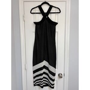 Almost Famous Knit Sweater Dress‎ 1X Striped Midi Women's